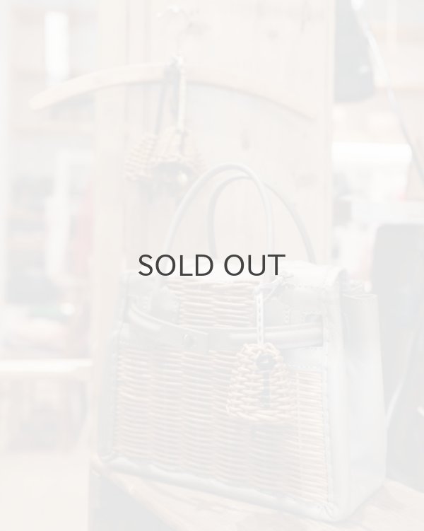 画像5: メタリックレザー バスケット・キーホルダー (GD) (5)