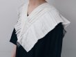 画像11: Khadi Silk Tuck Raffle Collar (WH) (11)