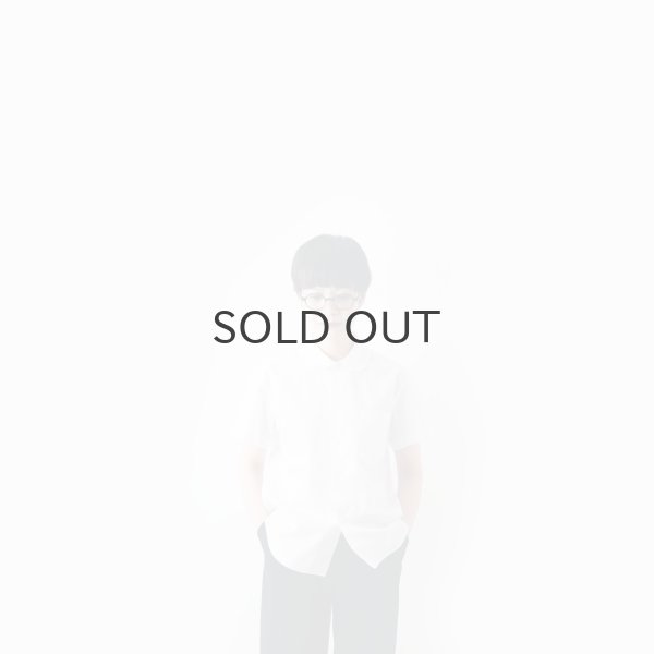 画像15: ポケット付き丸襟半袖ブラウス (WH) (15)