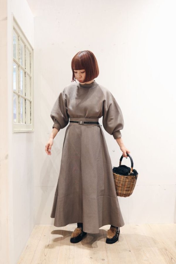 画像16: SALE!! 別注!! AMOSSAミラノリブパフスリーブ ハイネックプルオーバー (GYG:19) (16)