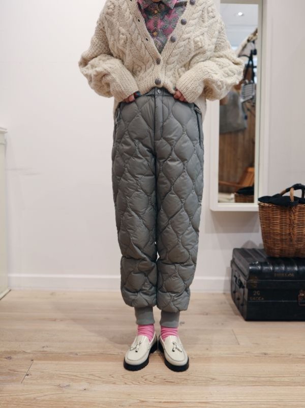 画像12: ミリタリー ダウンパンツ-ソフトシェル (TAION-131LSML-1:DSGR) (12)