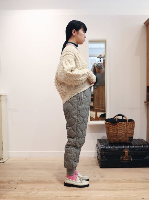 画像10: ミリタリー ダウンパンツ-ソフトシェル (TAION-131LSML-1:DSGR) (10)