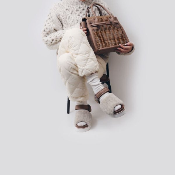 画像10: ◎ ボア テンダーベルトサンダル (10)