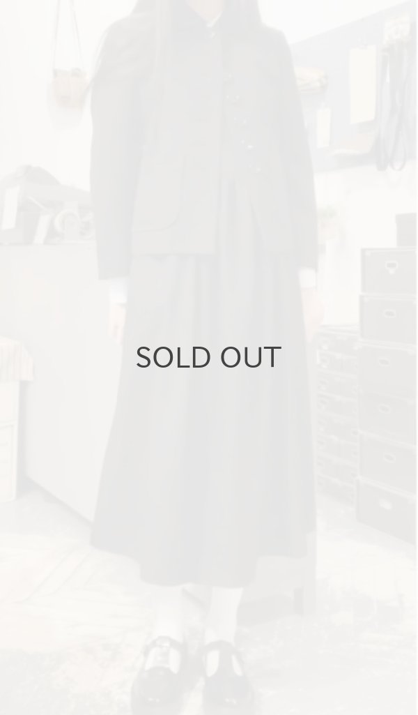 画像29: ウールギャバ 丸襟ジャケット (NV) (29)