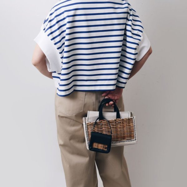 画像18: ソフトメタリック 籐付きミニサイフ (SV) (18)