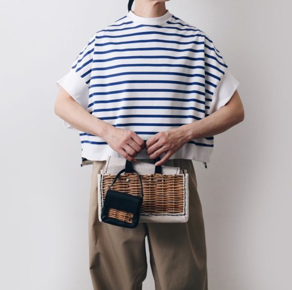 画像16: ソフトメタリック 籐付きミニサイフ (SV) (16)