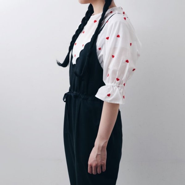 画像15: 別注!! Powder satin オールインワン (BK) (15)