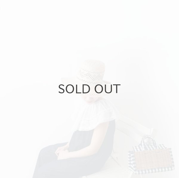 画像13: 80ボイルレース ケープカラーノースリーブブラウス (WH) (13)