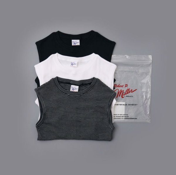 画像13: Panel-rib tanktop 848C (BLK-W2) (13)