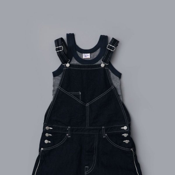 画像9: SALE!! Panel-rib Athletic tank 831C (WHT-GR) (9)