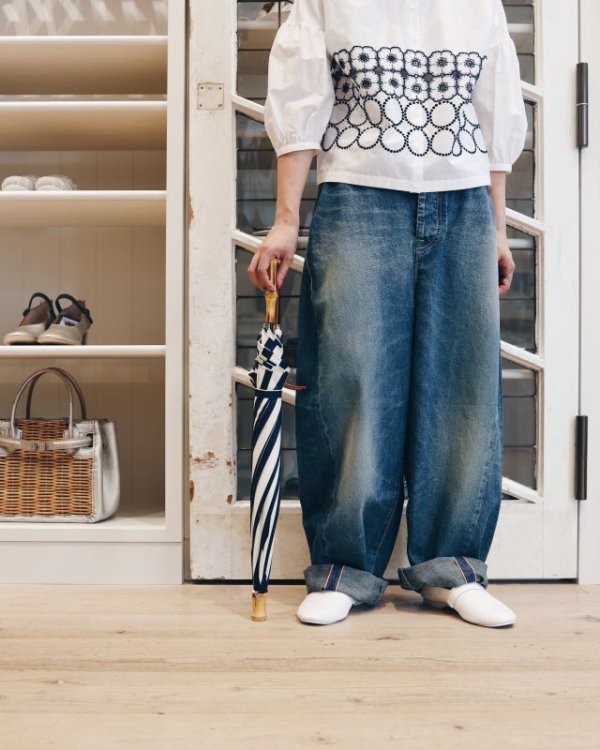 画像14: every day バルーンワイドデニム DN4584 (ID) (14)