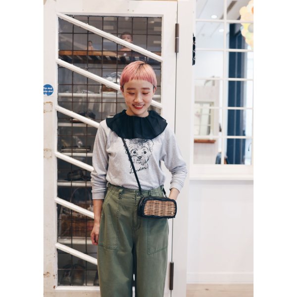 画像16: 【再入荷予約・1月下旬】牛ソフト籐付き長財布 E金具 (BK） (16)