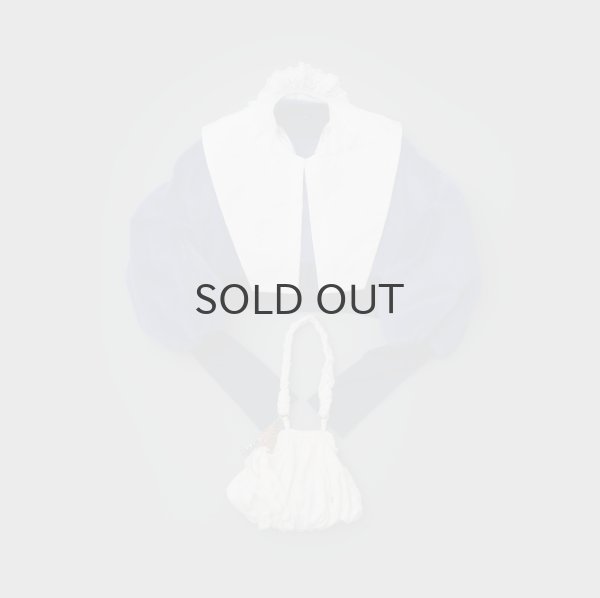 画像11: 綿タイプライター 付け衿 (WH) (11)