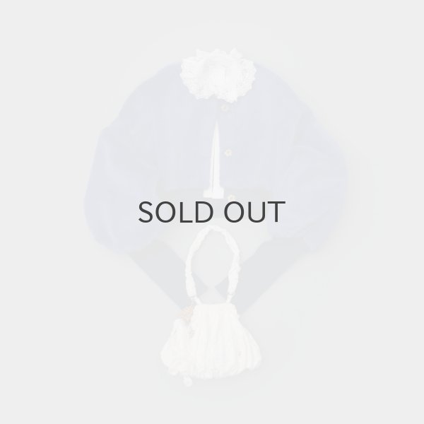 画像10: 綿タイプライター 付け衿 (WH) (10)