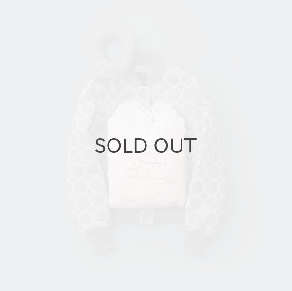 画像11: 30/-天竺 ティアードコットンレースプルオーバー (WH) (11)