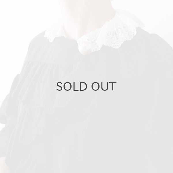 画像13: 綿タイプライター 付け衿 (WH) (13)