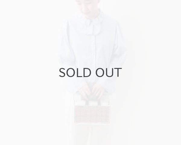 画像21: 80/1 ギンガム＆無地 BL リボン付 (BK) (21)