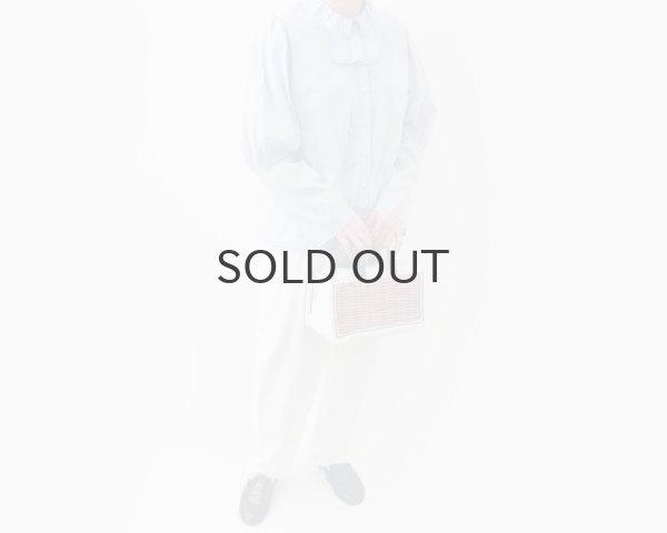 画像22: 80/1 ギンガム＆無地 BL リボン付 (BK) (22)