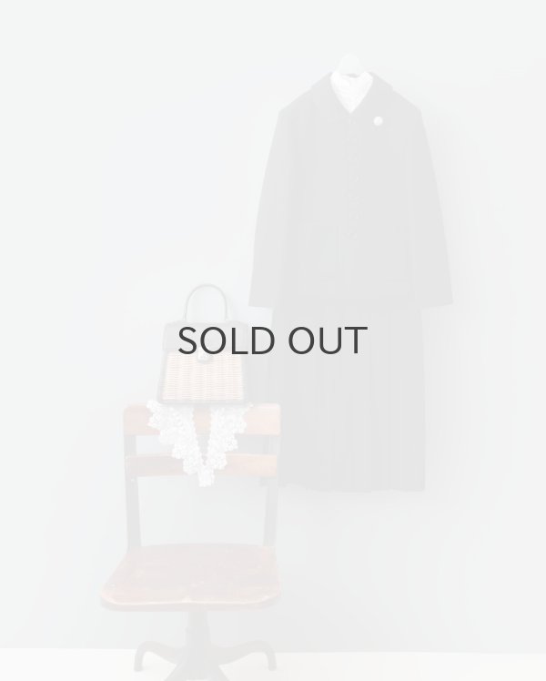 画像32: ウールギャバ 丸襟ジャケット (NV) (32)