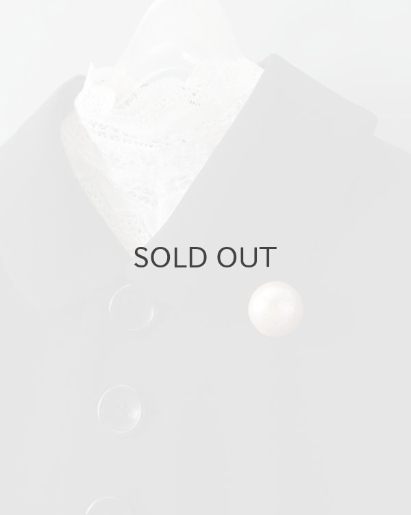 画像34: ウールギャバ 丸襟ジャケット (NV) (34)