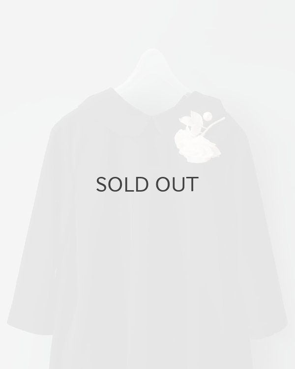 画像19: ウールギャバ後染ワンピース (BK) (19)