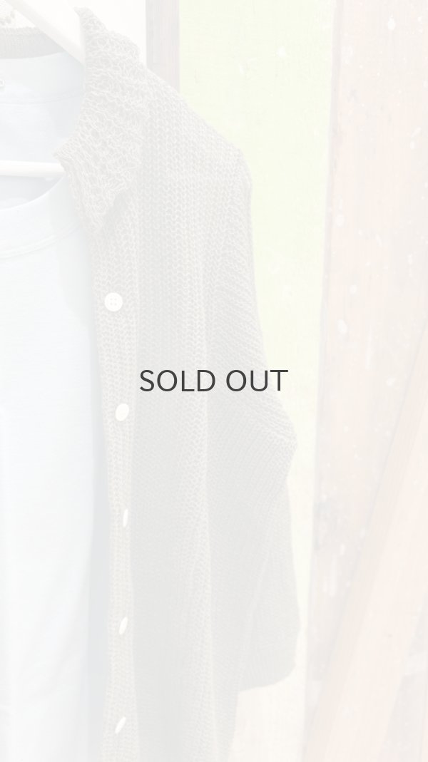 画像14: ラミーコットン七分袖 カーディガン (251-7925:OF) (14)