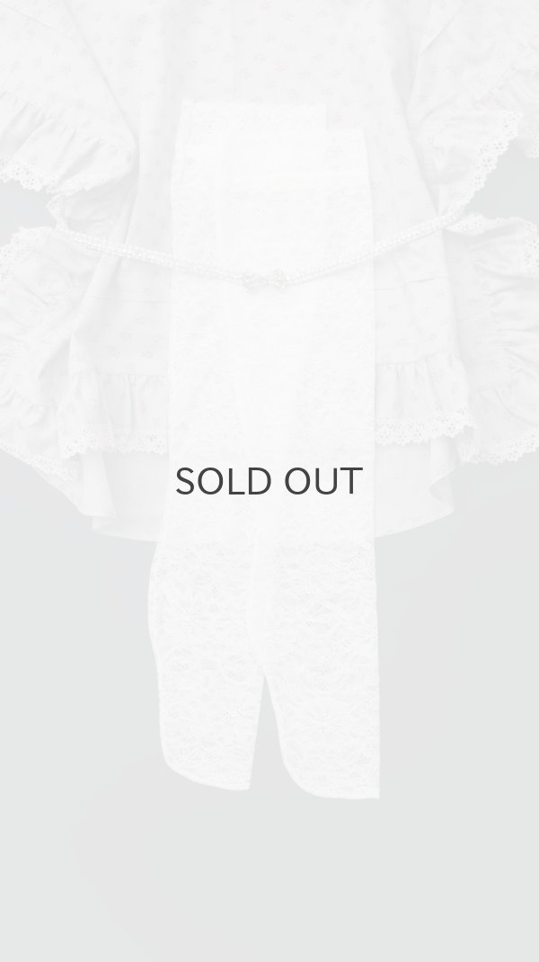 画像8: stretch lace socks (BK) (8)