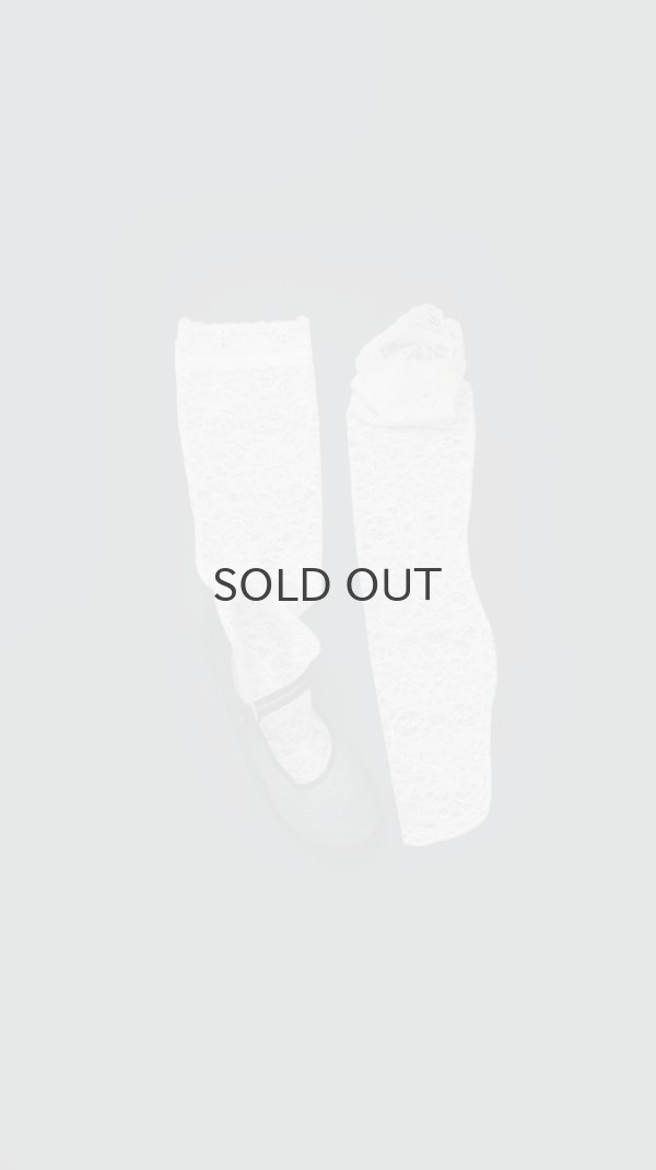 画像9: stretch lace socks (BK) (9)