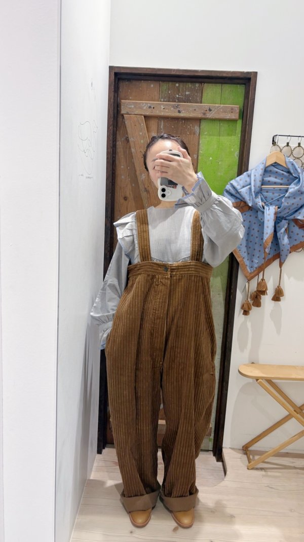 画像13: Hight Rise Brace Trousers (BK) (13)