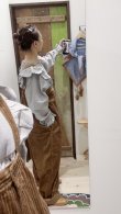 画像16: Hight Rise Brace Trousers (BG) (16)