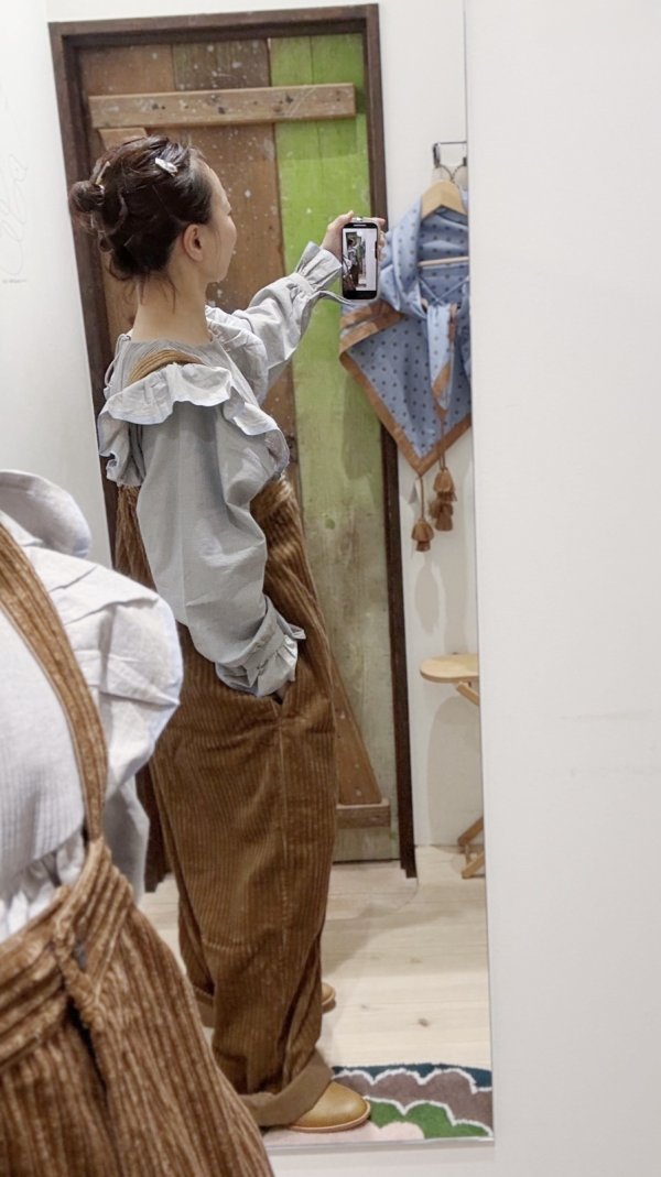 画像14: Hight Rise Brace Trousers (BK) (14)