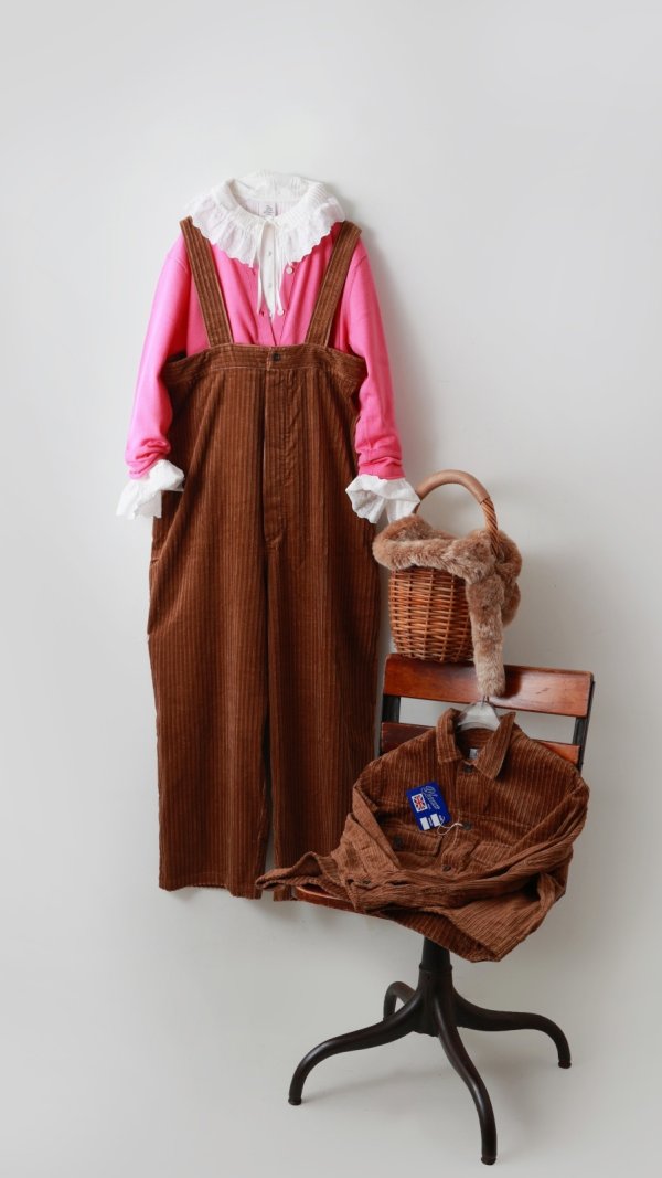 画像19: Hight Rise Brace Trousers (BK) (19)