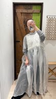 画像12: shop別注!! Khadi Silk Organdy & Embroidery Dress (OWH) (12)
