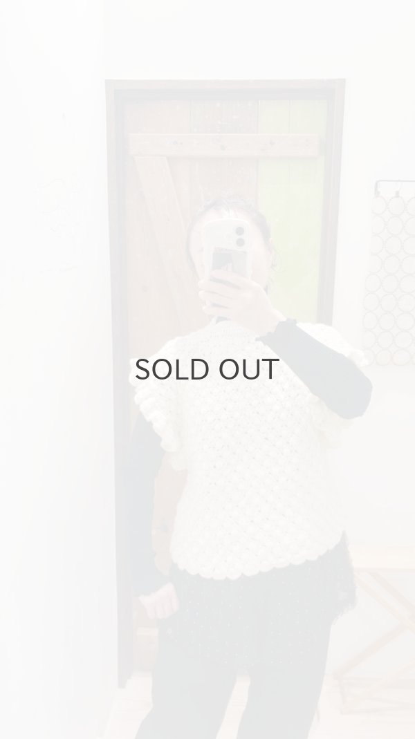 画像13: shop別注!! Hand Knit Hand Crochet Gilet (IV) (13)