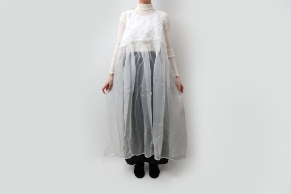 画像12: shop別注!! Khadi Silk Organdy & Embroidery Dress (OWH) (12)