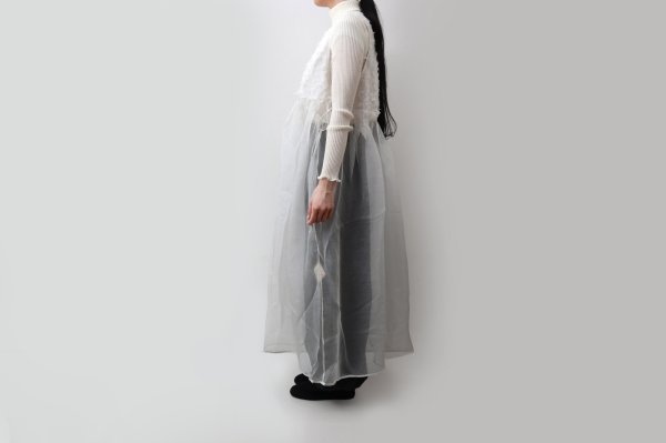 画像13: shop別注!! Khadi Silk Organdy & Embroidery Dress (OWH) (13)