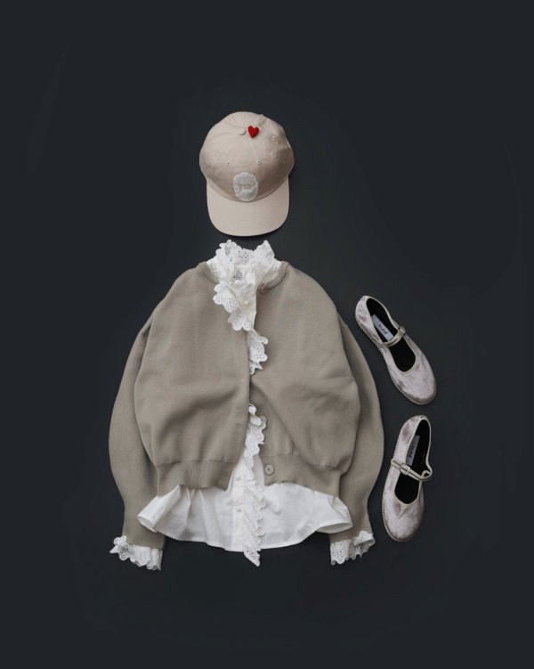 画像16: 再入荷!! ブロード レースピンタックスタンドブラウス (WH) (16)