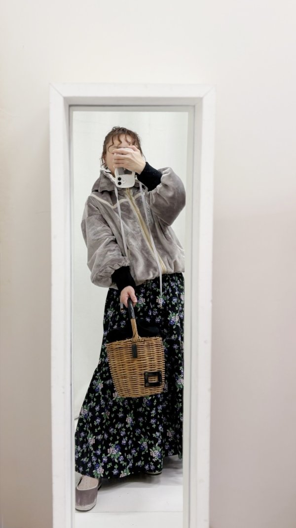 画像22: バケツ M バスケット リネンかぶせ (BK) (22)