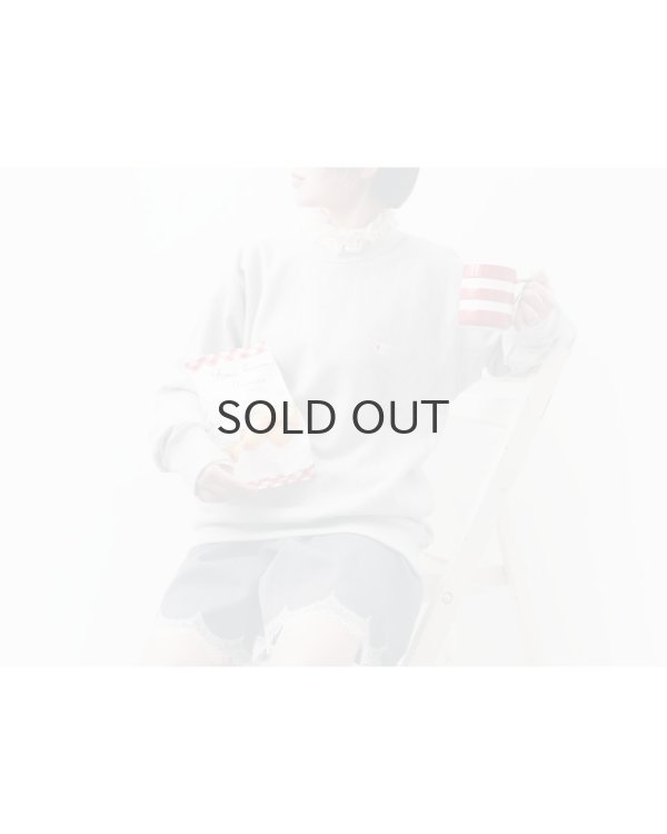 画像11: シアードットプリント 2段フリル襟ブラウス (11)