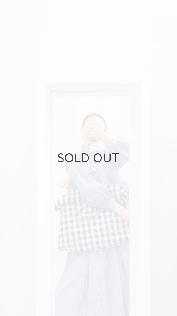 画像8: 先染め帆布 トートバッグ (261-8307:CHE) (8)