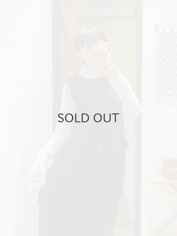 画像13: SHELL FRILL peplum ドレス (13)