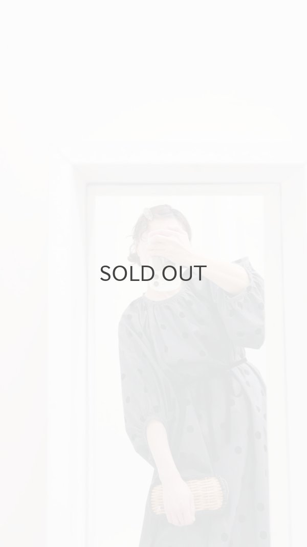 画像13: 3 ET DEMI original dot ギャザーワンピース (13)