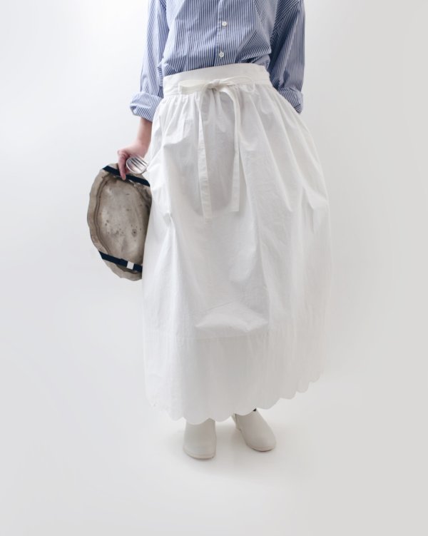 画像12: 大森伃佑子×3 ET DEMI エプロン (WH) (12)