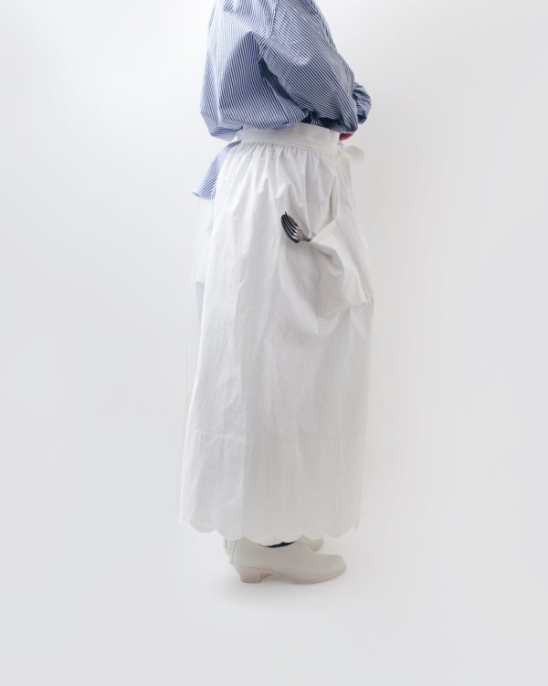 画像13: 大森伃佑子×3 ET DEMI エプロン (WH) (13)