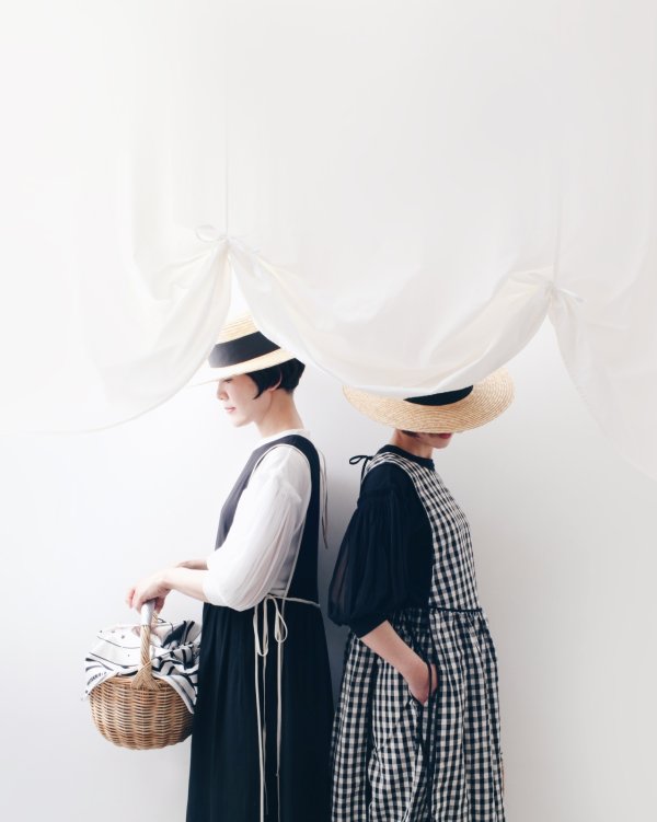 画像19: 大森伃佑子×3 ET DEMI エプロンワンピース (BK) (19)