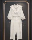 画像10: cotton scalloped embroidery pants (WH) (10)