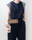 画像10: 牛ソフト籐付き長財布 E金具 (BK） (10)
