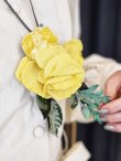 画像10: rose corsage pendant (YW) (10)