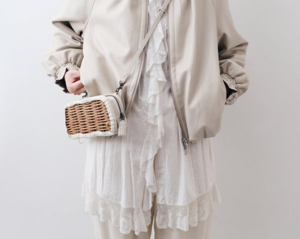 画像14: soft eco-leather blouson (IV) (14)
