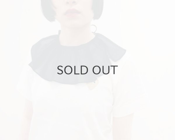 画像10: Big Ruffle Collar Organza (BK) (10)